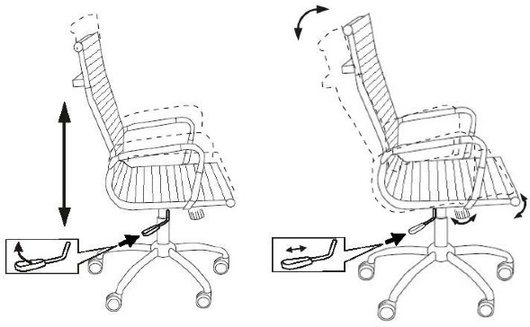 Кресло руководителя Бюрократ CH-883 эко
