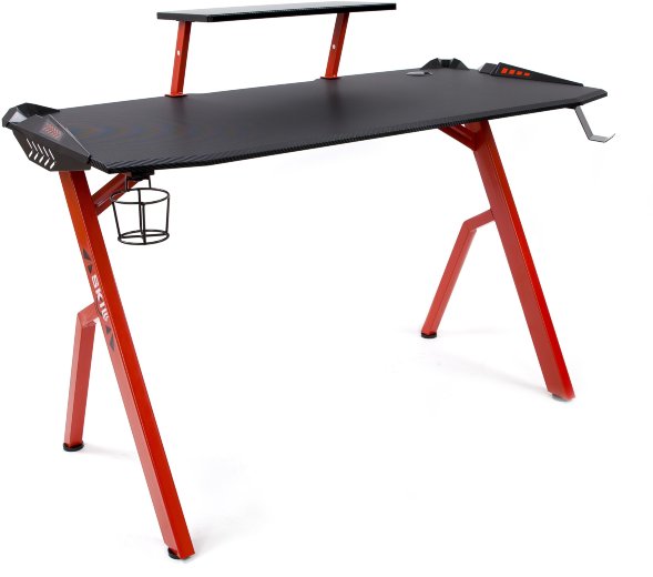 Стол компьютерный игровой CTG-001 Черный/Красный 1200х600х750