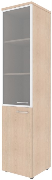 Шкаф колонка комбинированая (L) с топом XHC 42.7(L) Бук Тиара 432х432х1955 XTEN