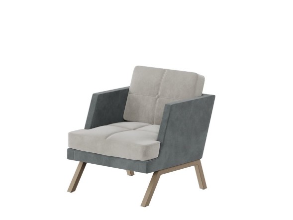 Aldo Кресло с декором из пуговиц ALDB-01L 790*875*890