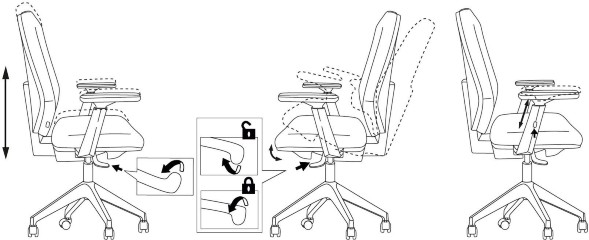 Кресло Бюрократ CH-545L 