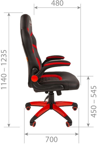 Кресло геймерское CHAIRMAN GAME 18