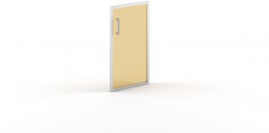 Дверь стеклянная в AL- рамке B 512(L) 421*22*766, Матовое