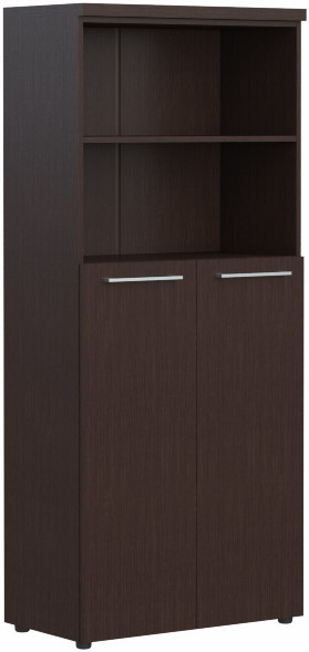 Шкаф с глухими средними дверьми и топом AHC 85.6 Венге Магия 850х456х1968