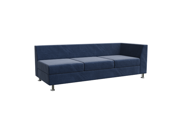 Prime Секция с подлокотником трехместная левая PR.SP-3 (L) 1850*770*720