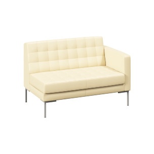 Forest Секция с подлокотником двухместная FR-SP-02 (L) 1270*800*840